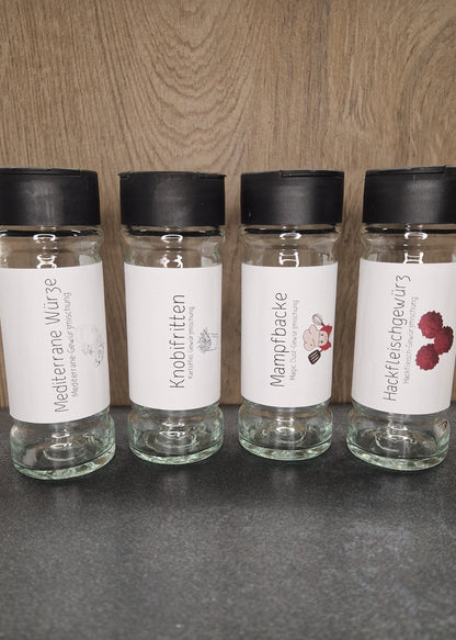 Gewürzstreuer MIT Label