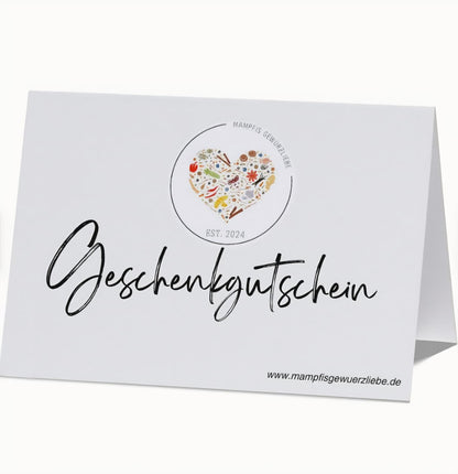 Geschenkgutschein Postversand