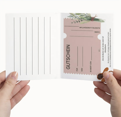 Geschenkgutschein Postversand